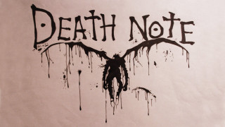 Bat death note dripping paint - free dark wallpaper for desktop