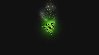 Glowing green snake dark background - a green glow free wallpaper