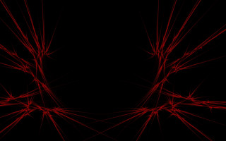 Black background red lines pattern - particle free wallpaper