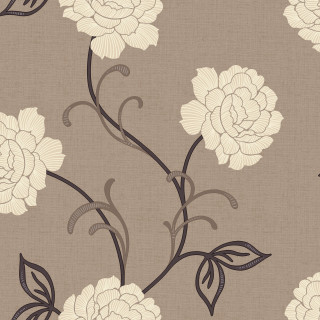 Flower pattern brown background black - design free wallpaper for tablet