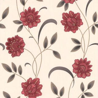 Floral wallpaper red flowers leaves - a floral wallpaper free wallpaper for tablet