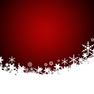 Red white christmas background snowflakes - free winter wallpaper for tablet