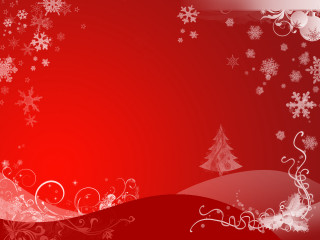 Red white christmas background snowflakes 4 - plain background free wallpaper for desktop