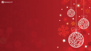 Red christmas background white ornaments - behance hd free wallpaper