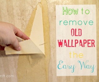 Hand holding paper wallpaper removal 2 - temporary free wallpaper