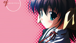 Girl ponytail striped shirt pink - striped free wallpaper for desktop