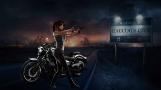 Woman gun motorcycle road stand - a gun and a gun free wallpaper