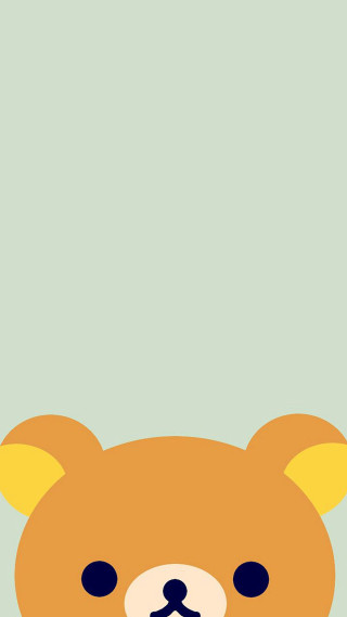 Brown bear blue nose green - a brown bear free wallpaper for mobile