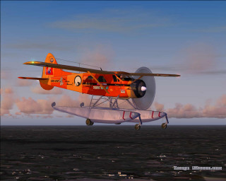 Small plane flying water sky - a small plane free wallpaper