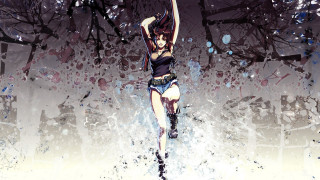 Woman dancing water arms up - bill sienkiewicz free wallpaper for desktop