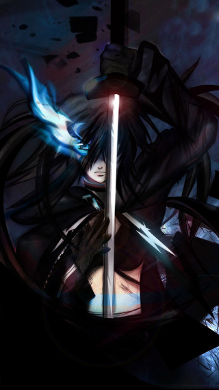 Woman sword demon shoulder fantasy 3 - her hand and a demon free wallpaper for mobile