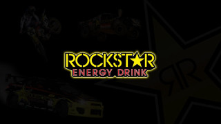 Rock star energy drink logo - energetic free wallpaper for desktop