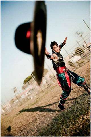 Man black shirt red pants - a red light free wallpaper for mobile