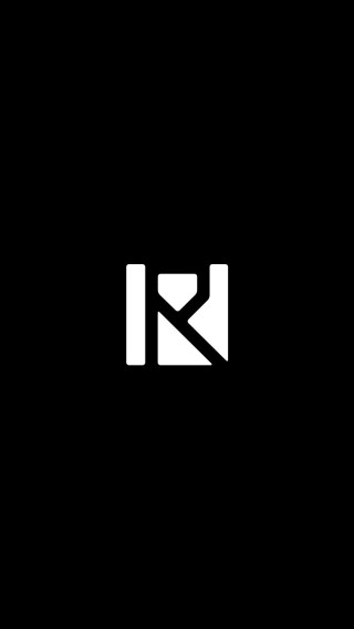 Black white logo letter k - a computer rendering free wallpaper for mobile