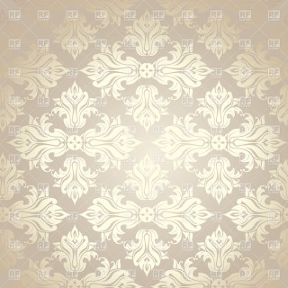 Beige wallpaper floral design side - brown background free wallpaper
