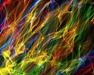 Colorful abstract background swirly lines - an abstract painting free wallpaper