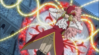 Woman red outfit clock red - bartolomeo cesi free wallpaper