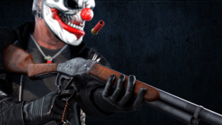 Creepy clown mask man gun - creepy free wallpaper
