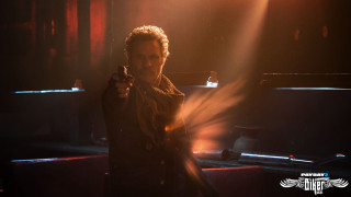 Man dark room microphone light - andrew bell free wallpaper