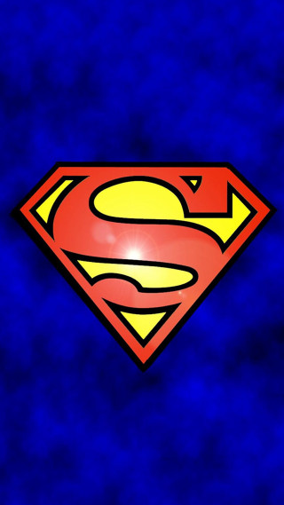 Superman logo blue background red 3 - carles delclaux i free wallpaper for mobile