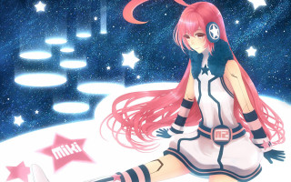 Girl snow moon stars space - star and a moon in the background free wallpaper