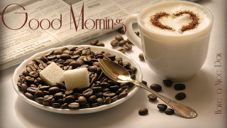 Coffee plate beans heart newspaper - a newspaper free wallpaper