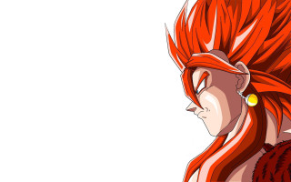 Red haired anime character long - cell free wallpaper for desktop
