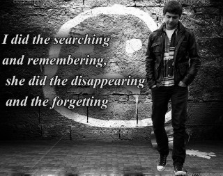 Man brick wall quote searching - she free wallpaper