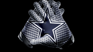 Football glove star black background - free sports wallpaper for desktop