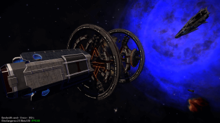 Space station shuttle aurora milkyway 2 - a space shuttle in the background free wallpaper