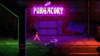 Man woman dancing purple sign - benjamin marra free wallpaper for desktop