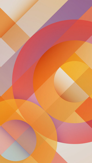 Colorful abstract background circles squares - clean free wallpaper for mobile