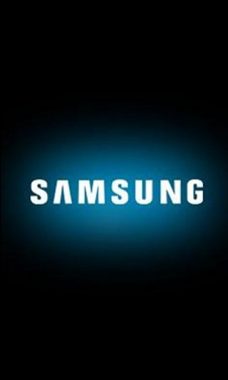 Samsung logo dark blue light - free technology wallpaper for mobile