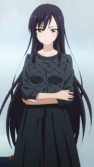 Woman long black hair arms - purism free wallpaper for mobile