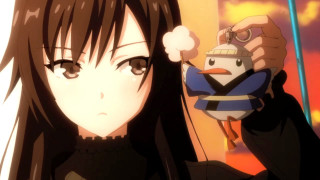 Girl snowman window toyism kyoto - a snowman free wallpaper