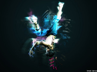 Dancing woman blue shirt purple - behance hd free wallpaper