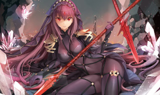 Aya goda sword purple red - a purple outfit free wallpaper for desktop