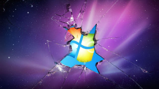 Broken glass colorful background star - broken free wallpaper