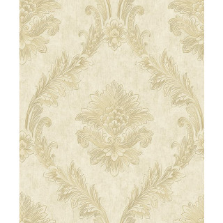 Floral wallpaper white background gold - a flemish baroque free wallpaper for tablet