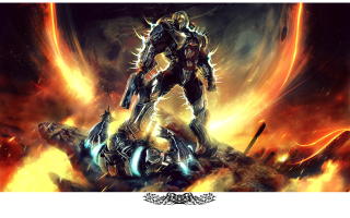 Sci fi character rock flames - league of legends concept art free wallpaper for desktop