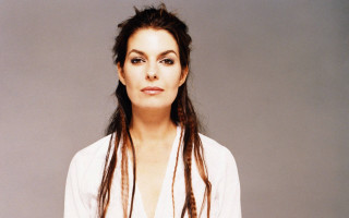 Woman long hair white shirt 26 - amy weber free wallpaper