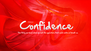 Red background white text image - a white text free wallpaper for desktop