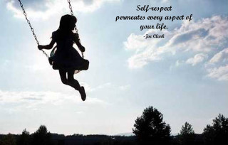 Girl swinging self respect life - alson s. clark free wallpaper