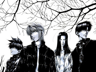 Group people tree no leaves 2 - manga and anime 1 9 9 9 free wallpaper
