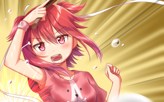 Pink hair girl bubbles manga - a hair dryer free wallpaper
