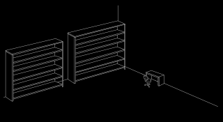 Bookcase desk chair wall shelves - shelf free wallpaper