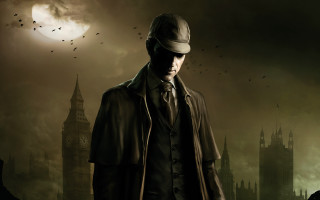 Man trench coat hat clock - free anime wallpaper for desktop