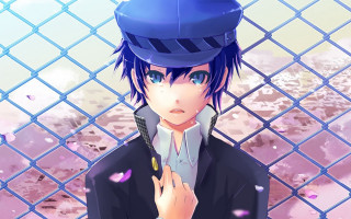 Man blue hat black jacket - a blue hat free wallpaper