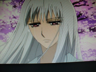 Anime girl white hair red 15 - long white hair free wallpaper