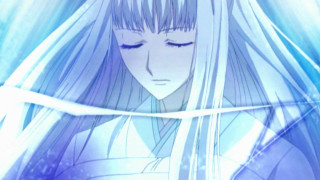Woman longhair whitekimono closedeyes tears - yukito kishiro free wallpaper for desktop
